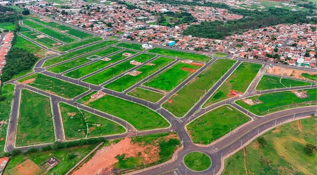 Vista aérea do Residencial Elvira