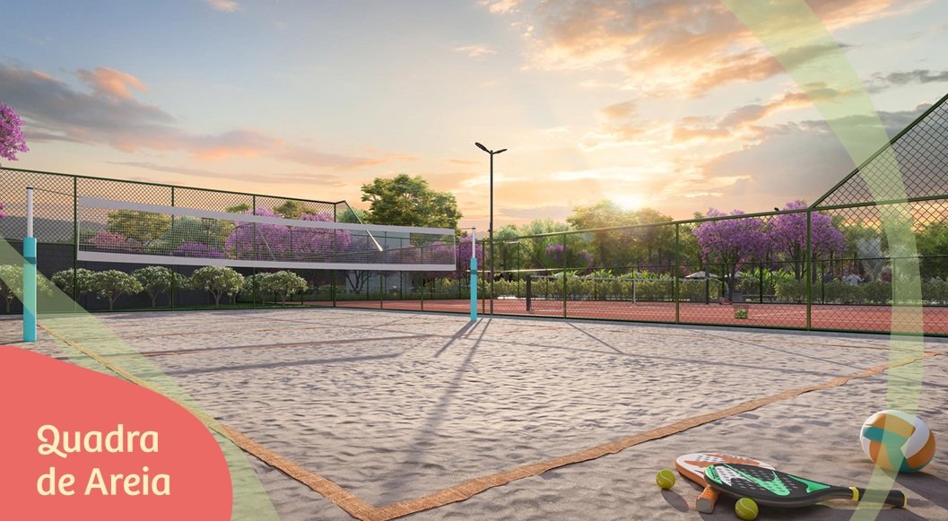 Quadra de beach tennis do Estilo Urba