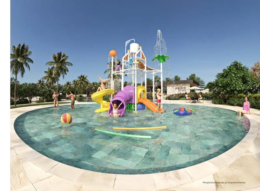 Parque aquático infantil do Jardins Jockey Residence