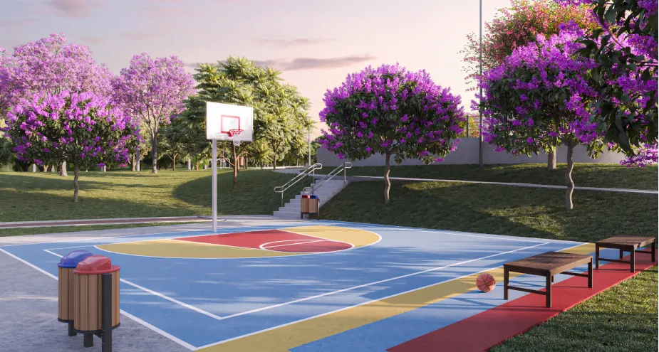 Garrafão de basquete do Smart Urba